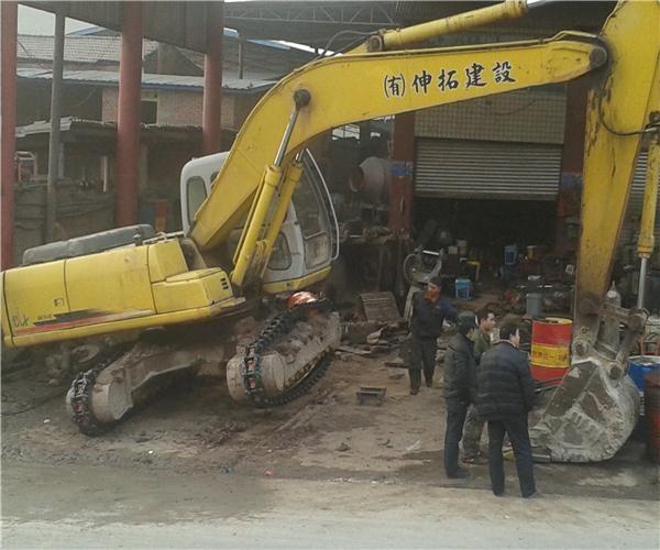 富民县柳工挖掘机热机动作变慢的维修与解决方法